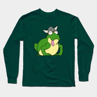 Viking Frog Long Sleeve T-Shirt